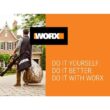 Worx WG512 TRIVAC 2.0 70 MPH 600 CFM Electric 12 Amp 3-in-1 Blower, Mulcher, Yard and Lawn Vacuum with Metal Impeller