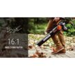 Worx WG512 TRIVAC 2.0 70 MPH 600 CFM Electric 12 Amp 3-in-1 Blower, Mulcher, Yard and Lawn Vacuum with Metal Impeller