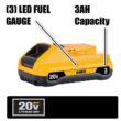 DEWALT DCV517BW230 20V MAX Cordless 1/2 Gal. Wet/Dry Portable Vacuum and (1) 20V MAX Compact Lithium-Ion 3.0Ah Battery