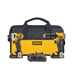 DEWALT 2-Tool 20-Volt Max Power Tool Combo Kit with Soft Case (2-Batteries and charger Included)