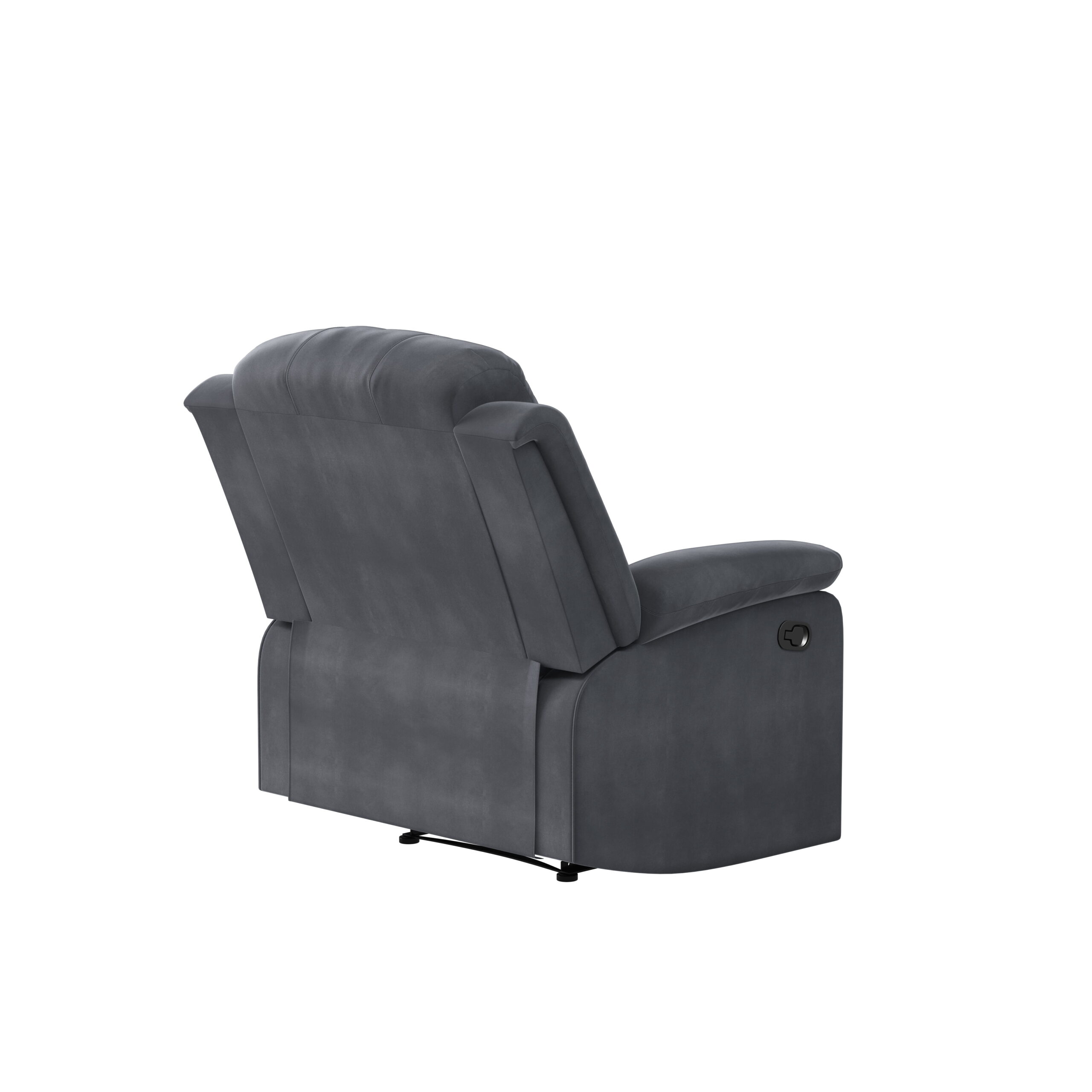 Lifestyle Solutions Reynolds Manual Standard Recliner, Slate Gray Microfiber Lifestyle Solutions Reynolds Manual Standard Recliner, Slate Gray Microfiber - Image 12