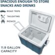 Ivation Electric Portable 45 L Cooler & Warmer W/ Wheels & Handle, for Travels
