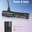 Klarus G15 Flashlight -21700 powered CREE XHP70 LED -4000LM w/Offset Mount
