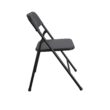 COSCO Premium 5-Piece Fabric Folding Chair & Classic 34"Vinyl Card Table Set, Black COSCO Premium 5-Piece Fabric Folding Chair & Classic 34"Vinyl Card Table Set, Black