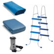 Intex 15ft x 48in Easy Swimming Pool Kit w/ 1000 GPH GFCI Filter Pump 26167EH