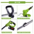 Cordless Grass String Trimmer Lightweight Weed Eater, 21V 3-in-1 Electric Weed Trimmer/Wacker with 2 Batteries Cordless Grass String Trimmer Lightweight Weed Eater, 21V 3-in-1 Electric Weed Trimmer/Wacker with 2 Batteries