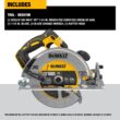 DEWALT XR 20-volt Max 7-1/4-in Brushless Cordless Circular Saw