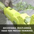Sun Joe Electric Telescoping Pole Hedge Trimmer, Multi-Angle Head, 21-inch, 4-Amp
