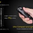 Combo: NITECORE E4K Next generation Flashlight - 4400 Lumens w/NL2150HPi and NL2150HPR Batteries +UMS2 Intelligent Charger and Eco-Sensa USB Cord