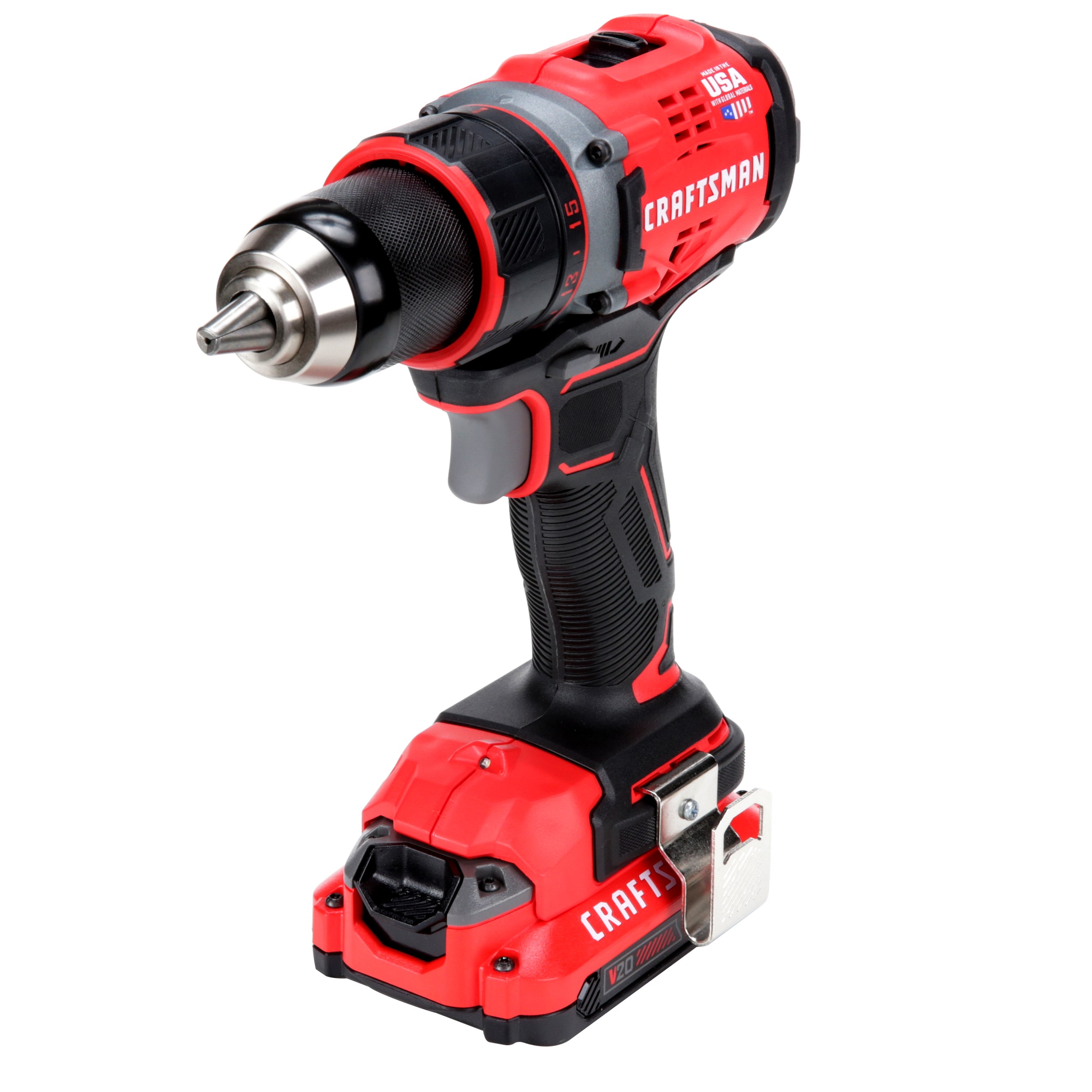 CRAFTSMAN V20 20-volt 1/2-in Brushless Cordless Drill(2 Li-ion Batteries Included and Charger Included) CRAFTSMAN V20 20-volt 1/2-in Brushless Cordless Drill(2 Li-ion Batteries Included and Charger Included) - Image 5