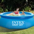 Intex 8ft x 30in Easy Set Inflatable Pool with 330 GPH Pump and Six Cartridges