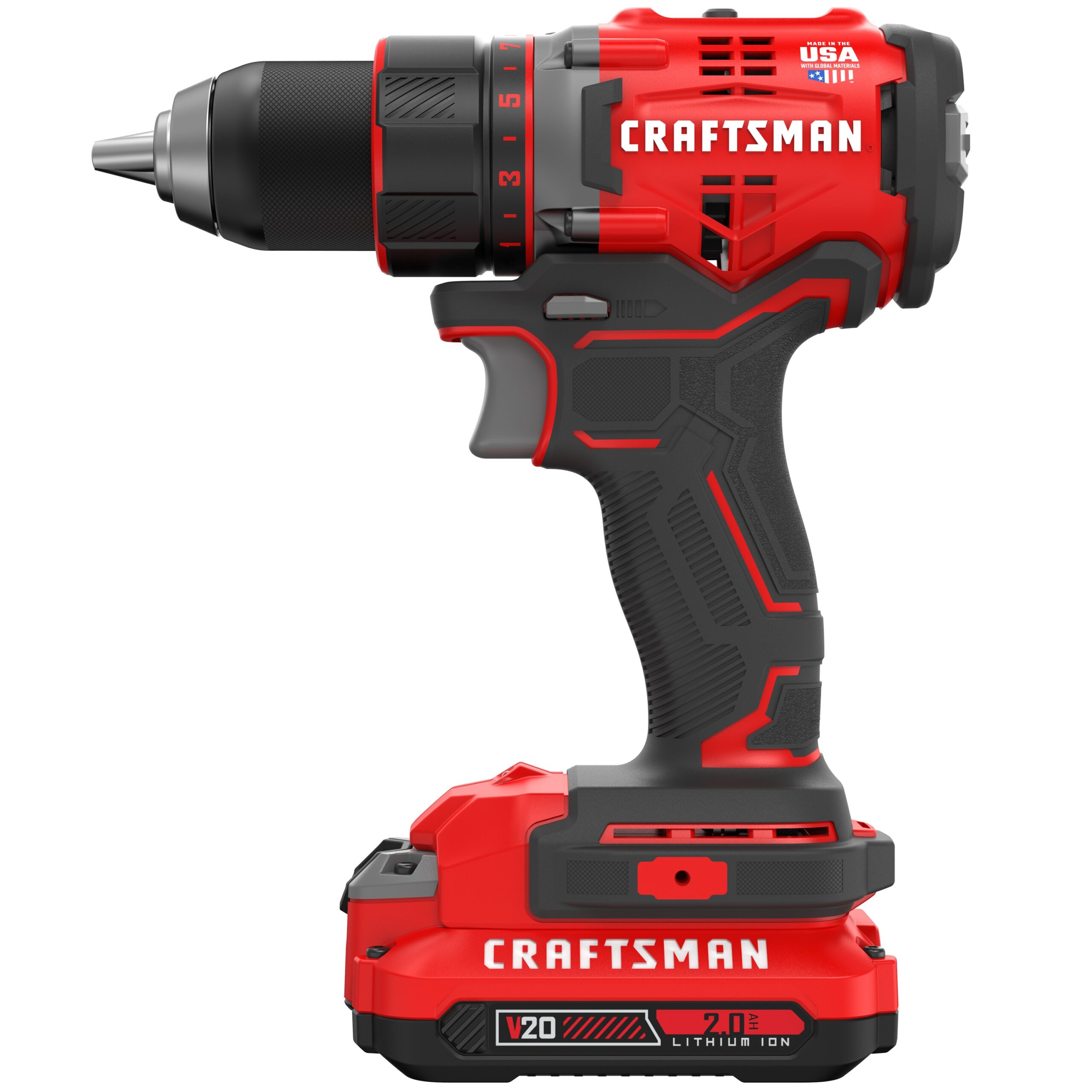 CRAFTSMAN V20 20-volt 1/2-in Brushless Cordless Drill(2 Li-ion Batteries Included and Charger Included) CRAFTSMAN V20 20-volt 1/2-in Brushless Cordless Drill(2 Li-ion Batteries Included and Charger Included) - Image 11