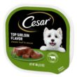 (6 pack) CESAR Classic Loaf in Sauce Top Sirloin Flavor Soft Wet Dog Food for Adult Dog, 3.5 oz. Tray