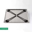 Titan Great Outdoors Fire Pit Heat Deflector, Pushes Heat Down and Out, Stainless-Steel with Carrying Handle