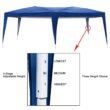 Zimtown 10'x 20' 4 Walls Pop Up Outdoor Instant Folding Wedding Canopy Party Tent Gazebo Ez