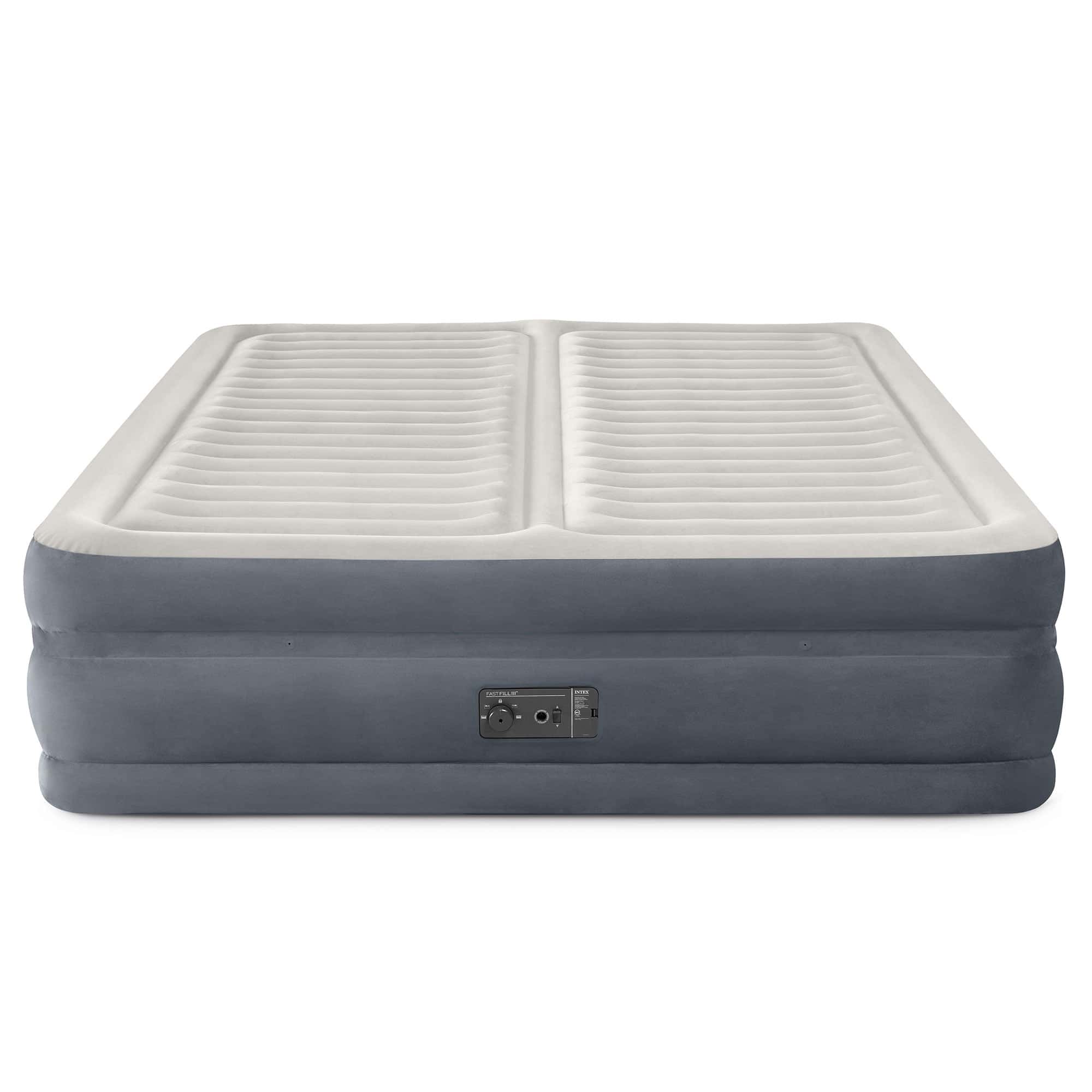 Intex 64953E Deluxe Dual Zone 22" King Air Mattress with Built In Air Pump Intex 64953E Deluxe Dual Zone 22" King Air Mattress with Built In Air Pump
