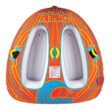 Connelly Double Trouble 2 Rider Inflatable Boat Towable Inner Tube, Orange