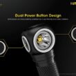 Value Bundle: Nitecore UT32 Dual Emitter Headlamp-(5700K, Cool White)-(3000K, Warm White) with 1XNL1834 Battery (Black or Gray)