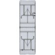 Flash Furniture 8-Foot Height Adjustable Bi-Fold Granite White Plastic Banquet and Event Folding Table with Carrying Handle