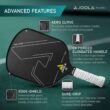 JOOLA Solaire CFS 14mm Swift Pickleball Paddle, Carbon Racket with Spin, Power, & Control JOOLA Solaire CFS 14mm Swift Pickleball Paddle, Carbon Racket with Spin, Power, & Control
