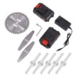 Electric Weed Eater Lawn Edger Cordless Grass String Trimmer Cutter + 2 Batteries
