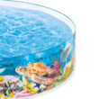 Intex 8ft x 8ft x 18in Deep Sea Blue Snapset Kids Instant Swimming Pool (4 Pack)
