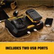 DEWALT 20-Volt 4 Amp-Hour; Lithium-ion Power Tool Battery Charger Station (Charger Included)