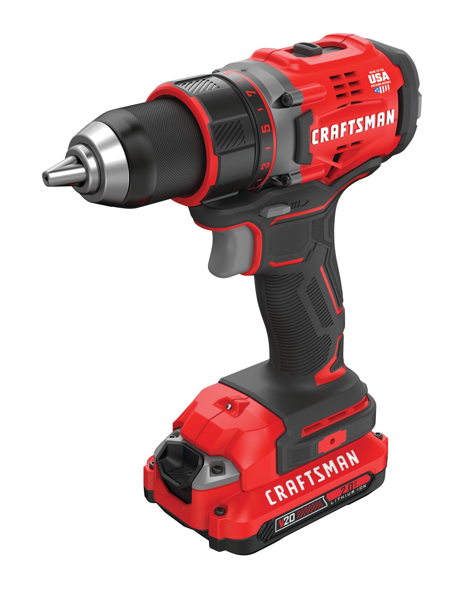 CRAFTSMAN V20 20-volt 1/2-in Brushless Cordless Drill(2 Li-ion Batteries Included and Charger Included) CRAFTSMAN V20 20-volt 1/2-in Brushless Cordless Drill(2 Li-ion Batteries Included and Charger Included) - Image 12