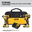 DEWALT XR 2-Tool 20-Volt Max Brushless Power Tool Combo Kit with Soft Case (2-Batteries and charger Included) DEWALT XR 2-Tool 20-Volt Max Brushless Power Tool Combo Kit with Soft Case (2-Batteries and charger Included)