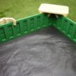 SandLock 59-in x 59-in Green Square Plastic Sandbox