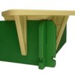 SandLock 59-in x 59-in Green Square Plastic Sandbox