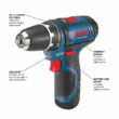 Bosch 12-volt Max 3/8-in Cordless Drill (2 Li-ion Batteries Included and Charger Included)