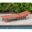 Leisure Season Frame Stationary Chaise Lounge Chair(s) with Solid Seat