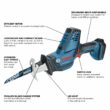 Bosch 18-volt Variable Speed Cordless Reciprocating Saw (Tool Only)