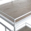 Safavieh Gray Composite Base with Mdf Top Rolling Kitchen Cart (32-in x 21-in x 32-in)
