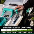Litheli 2*20V 17" Cordless Lawn Mower with Brushless Motor + 2*4.0Ah Battery & Charger