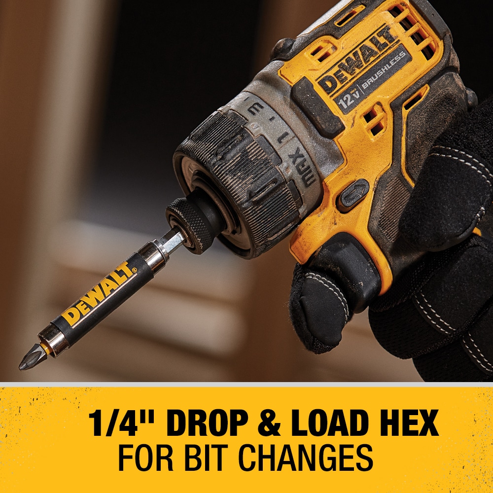 DEWALT XTREME 12-Volt Max Brushless 1/4-in Cordless Screwdriver (2-Batteries Included and Charger Included) DEWALT XTREME 12-Volt Max Brushless 1/4-in Cordless Screwdriver (2-Batteries Included and Charger Included) - Image 3