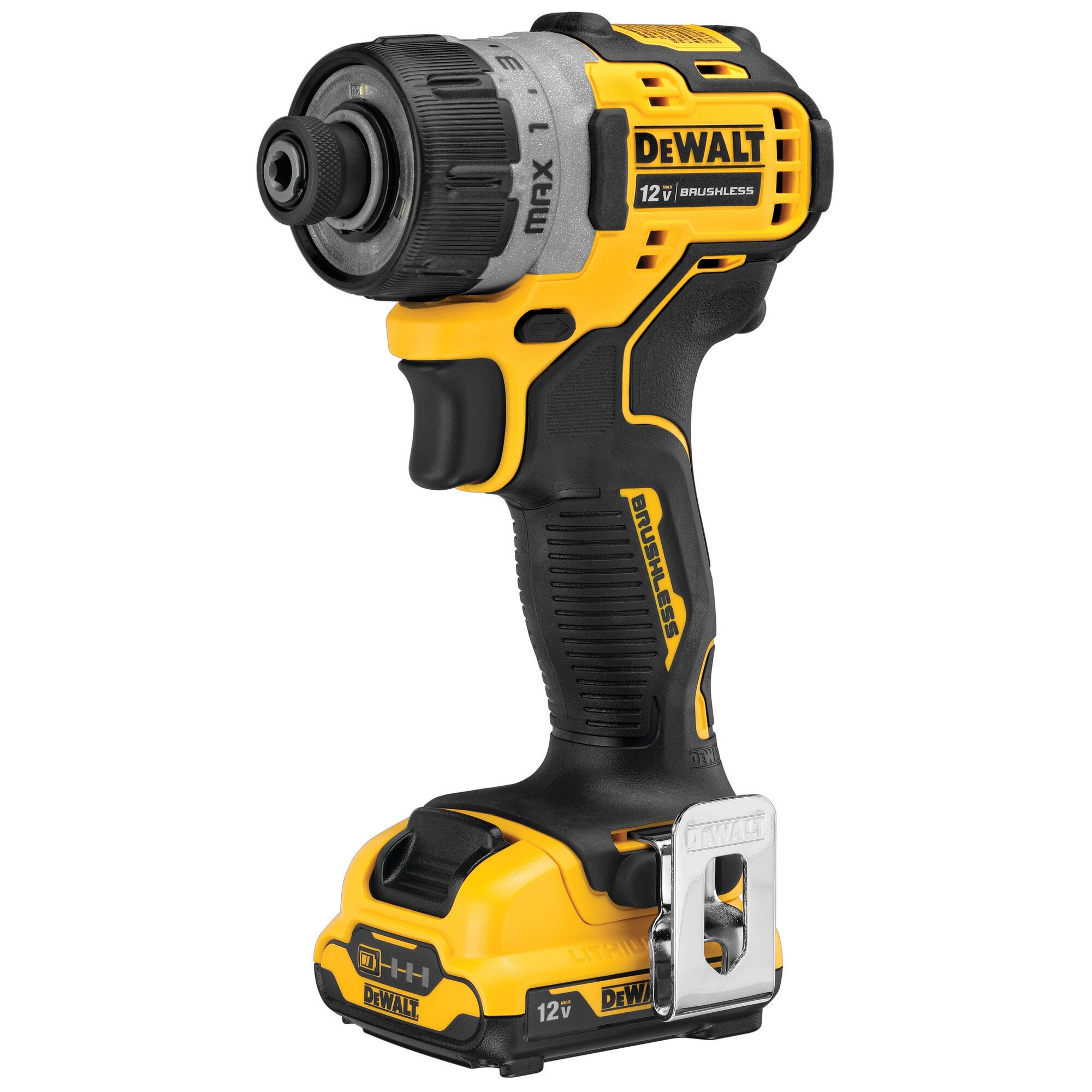 DEWALT XTREME 12-Volt Max Brushless 1/4-in Cordless Screwdriver (2-Batteries Included and Charger Included) DEWALT XTREME 12-Volt Max Brushless 1/4-in Cordless Screwdriver (2-Batteries Included and Charger Included) - Image 8