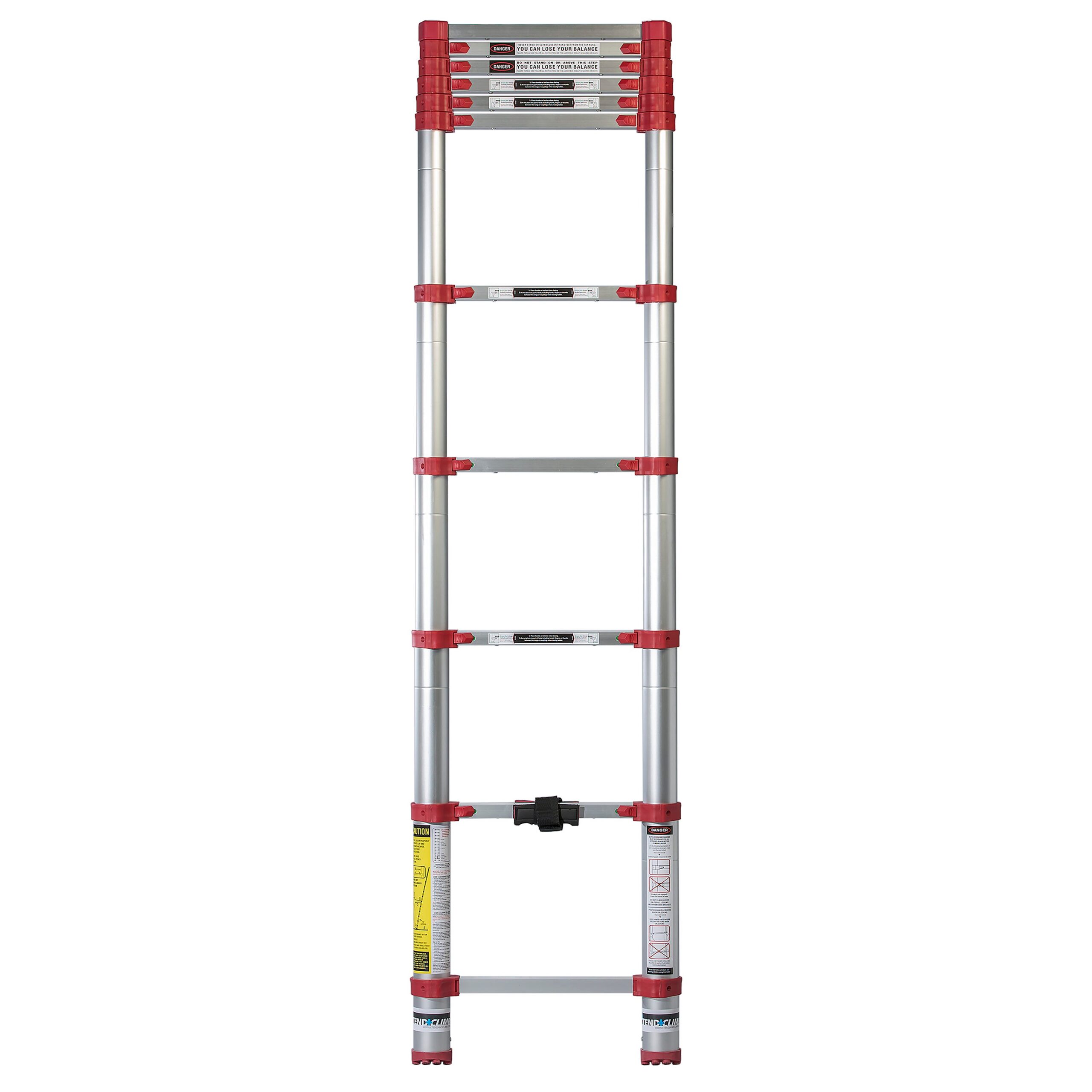 Xtend+Climb Home Aluminum 10.5-ft Type 1- 250-lb Capacity Telescoping Extension Ladder Xtend+Climb Home Aluminum 10.5-ft Type 1- 250-lb Capacity Telescoping Extension Ladder - Image 5