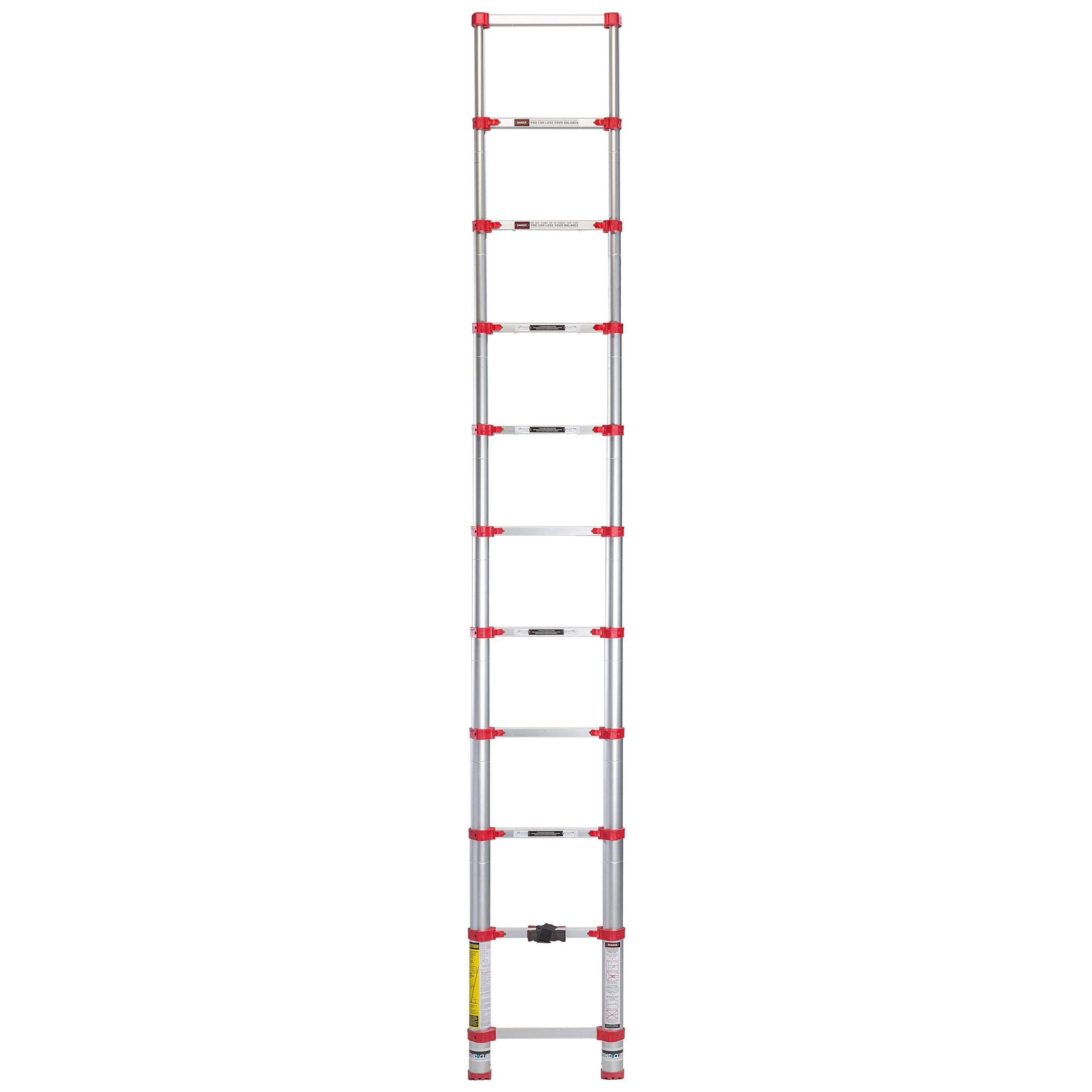 Xtend+Climb Home Aluminum 10.5-ft Type 1- 250-lb Capacity Telescoping Extension Ladder Xtend+Climb Home Aluminum 10.5-ft Type 1- 250-lb Capacity Telescoping Extension Ladder - Image 7