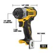 DEWALT XTREME 12-Volt Max Brushless 1/4-in Cordless Screwdriver DEWALT XTREME 12-Volt Max Brushless 1/4-in Cordless Screwdriver
