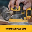 DEWALT 20-Volt-Amp Brushless Cordless Variable Speed Random Orbital Sander with Dust Management (Battery Included) DEWALT 20-Volt-Amp Brushless Cordless Variable Speed Random Orbital Sander with Dust Management (Battery Included)