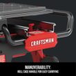 CRAFTSMAN V20 7-in 30-Amp Tabletop Sliding Table Cordless Tile Saw (Battery Included)