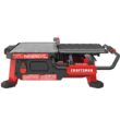 CRAFTSMAN V20 7-in 30-Amp Tabletop Sliding Table Cordless Tile Saw (Battery Included)