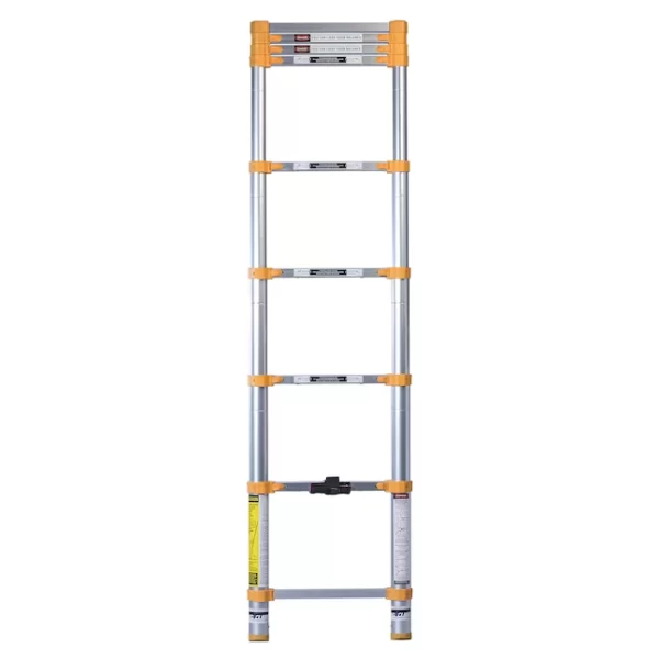 Xtend+Climb Home Aluminum 8.5-ft Type 1- 250-lb Capacity Telescoping Extension Ladder Xtend+Climb Home Aluminum 8.5-ft Type 1- 250-lb Capacity Telescoping Extension Ladder