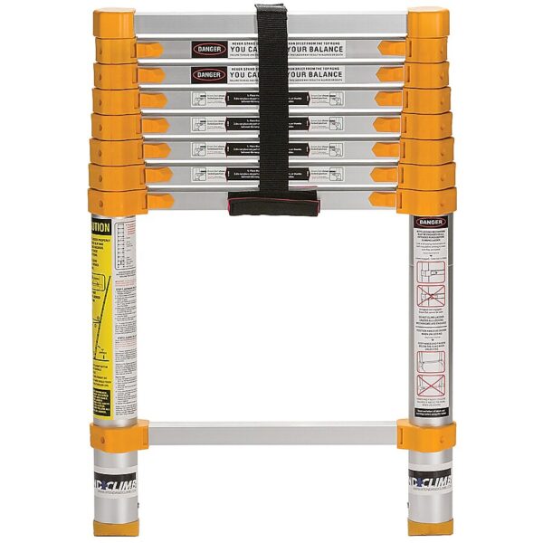 Xtend+Climb Home Aluminum 8.5-ft Type 1- 250-lb Capacity Telescoping Extension Ladder Xtend+Climb Home Aluminum 8.5-ft Type 1- 250-lb Capacity Telescoping Extension Ladder