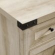 Walker Edison 30-in W x 33-in H Wood Composite White Oak Freestanding Utility Storage Cabinet