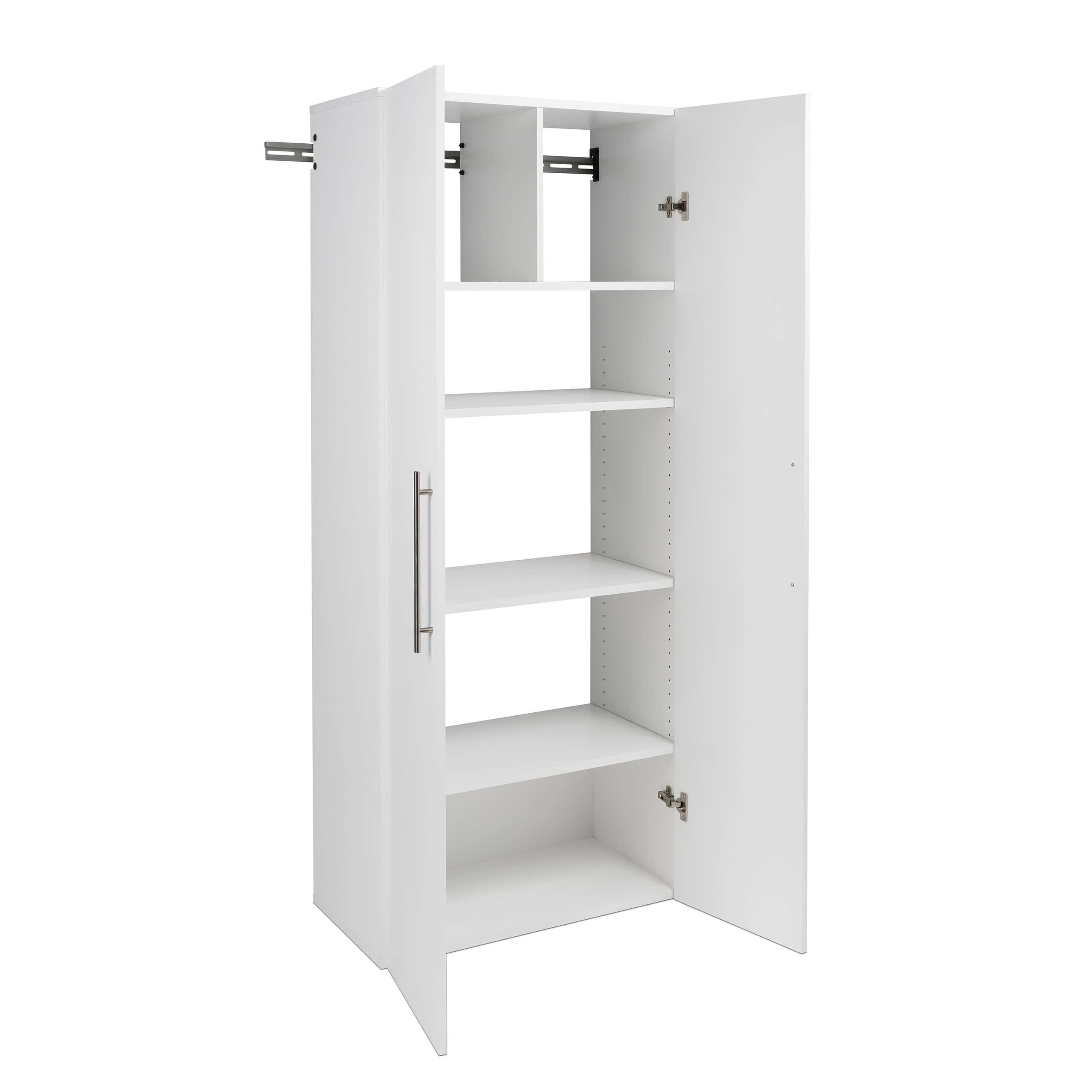 Prepac HangUps 30-in W x 72-in H Wood Composite White Wall-mount Utility Storage Cabinet Prepac HangUps 30-in W x 72-in H Wood Composite White Wall-mount Utility Storage Cabinet - Image 2
