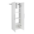 Prepac HangUps 24-in W x 72-in H Wood Composite White Wall-mount Utility Storage Cabinet