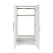 Prepac HangUps 36-in W x 72-in H Wood Composite White Wall-mount Utility Storage Cabinet